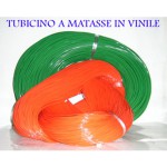 Tubicino in vinile rosso/trasparente - Matasse 100m